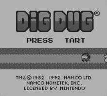 Image n° 4 - screenshots  : Dig Dug
